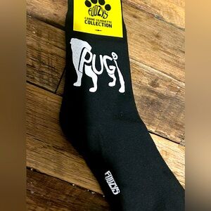 NWT PUG FOOZYS CANINE COLLECTION EXCELLENT QUALITY SOCKS !